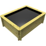The Garden Timber Company 2m x 1.5m Wooden Fish Pond (44mm plank, 94cm high)