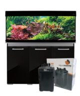 Black and Black/Grey Cabinet