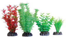 AquaManta Plastic Plant 4-pack Mix 6
