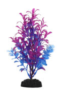 AquaManta Plastic Plant - Blue Ludwigia/BlueHygrohila (20cm)