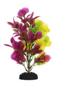 AquaManta Plastic Plant - Purple Hottonia/Yellow Hottonia (20cm)