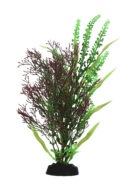 AquaManta Plastic Plant - Purple Fissiden/Green Fontinalis (30cm)