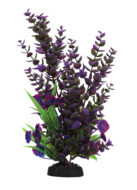 AquaManta Plastic Plant - Purple Hygropilia/Purple Villarsia (30cm)