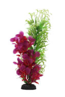 AquaManta Plastic Plant - Narrow Ludwigia/Red Ludwigia (40cm)