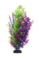 AquaManta Plastic Plant - Blue Bacopa/Narrow Ludwigia (40cm)