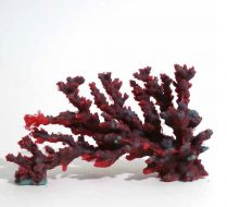 Blue Ribbon Branch Coral Ornament- Purple - Medium