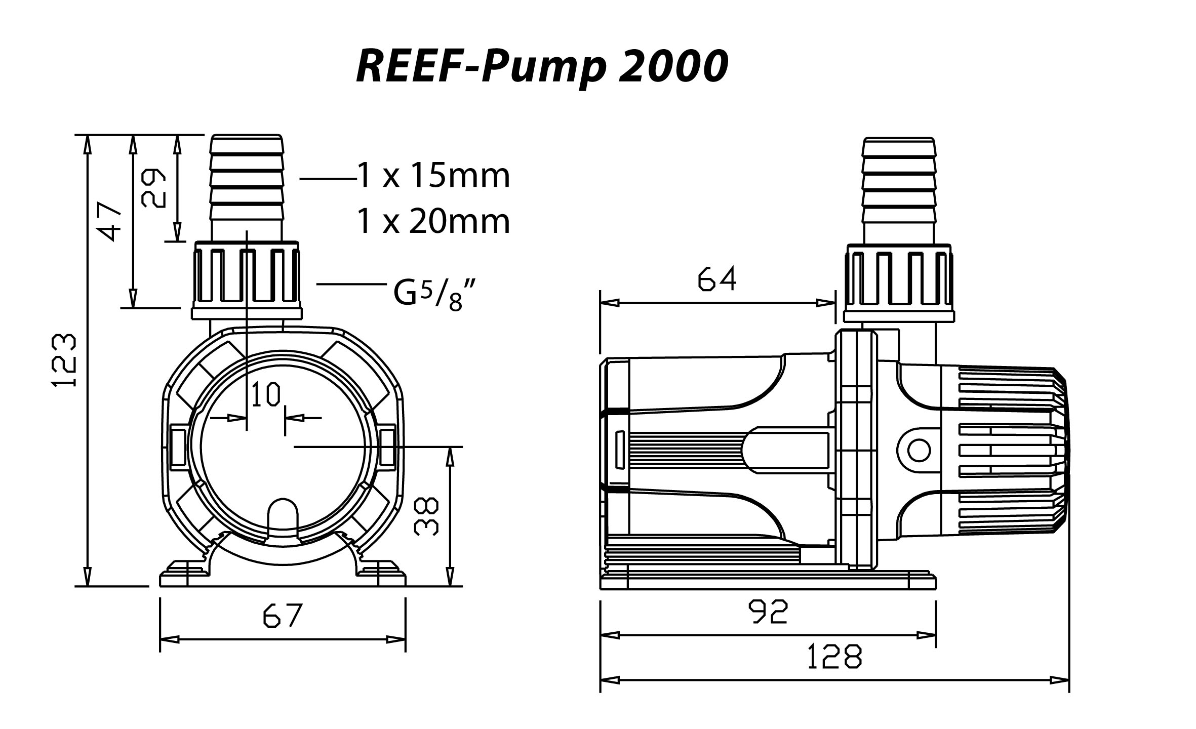 TMC 'REEFPump 2000' DC Aquarium Pump Maidenhead Aquatics
