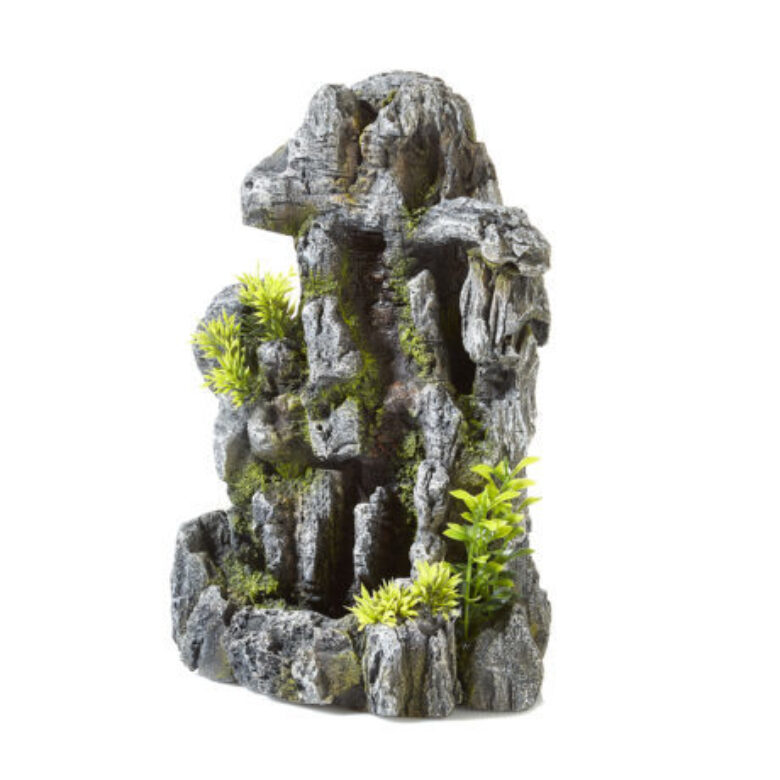 Rock Sand Fall With Plants 1