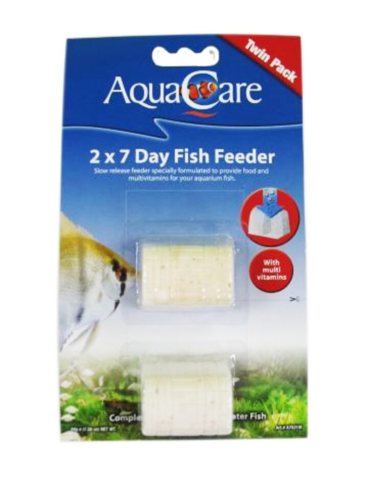 AquaCare Holiday Block 2 x 7 Day Fish Feeder Maidenhead Aquatics