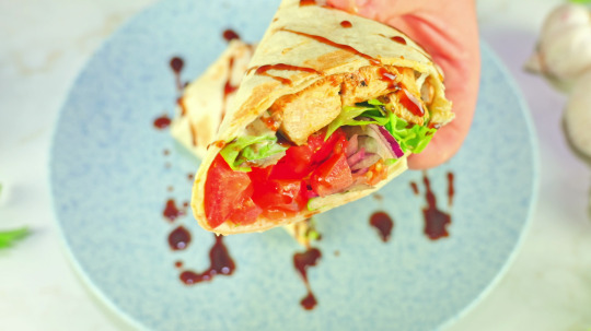 Rezept: Würziger Hähnchen-Tortilla-Wrap