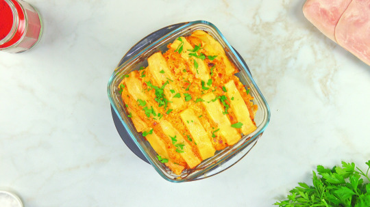 Rezept: Low Carb Hähnchenauflauf im Cordon Bleu Style