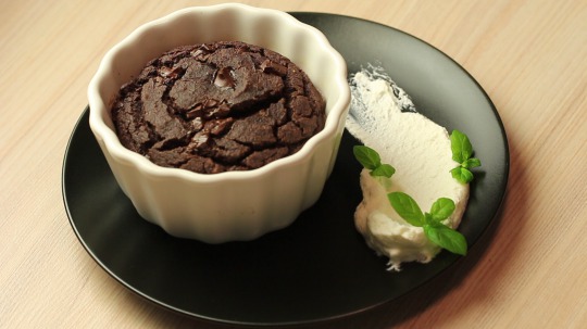 Rezept: Low Carb Brownie in a Cup
