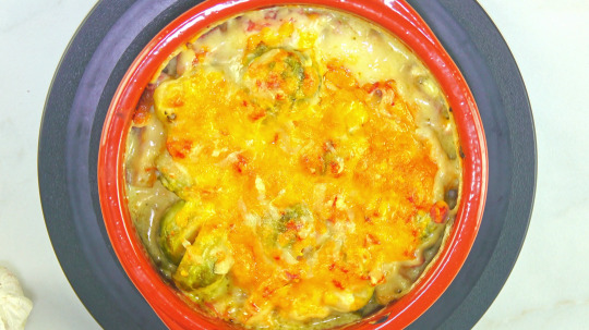 Rezept: Einfacher Rosenkohl Bacon Auflauf