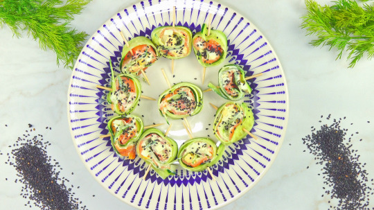 Rezept: Lachs-Frischkäse Gurken-Wrap