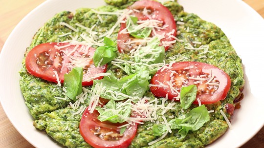 Rezept: Low carb quiche with bacon and spinach