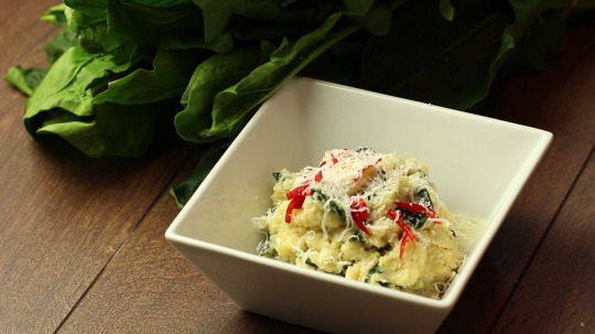 Rezept: Cauliflower risotto with spinach