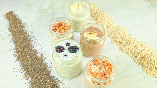 Rezept: Low Carb Erdbeer Overnight Oats