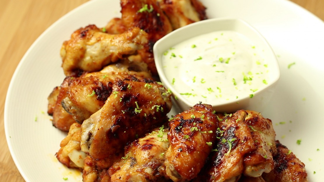 Lime chicken wings - Low Carb Recipes by Foodabi