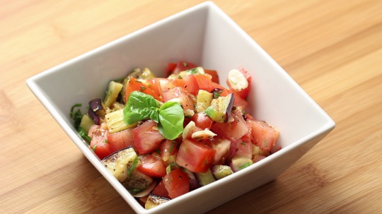 Rezept: Eggplant tomato salad