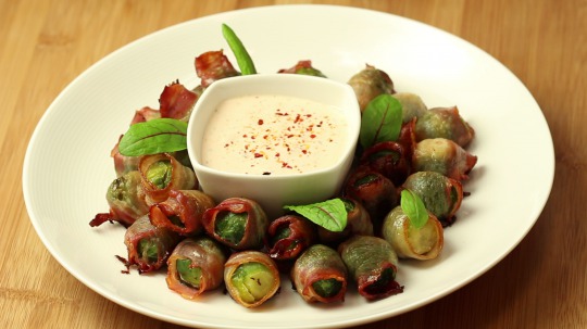 Rezept: Bacon Wrapped Brussel Sprouts 