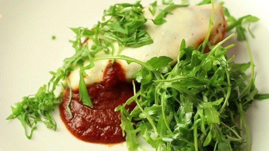 Rezept: Chicken Breast with Tomato Sauce and Mozzarella 