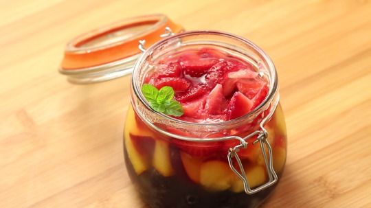 Rezept: Fruit salad in jelly