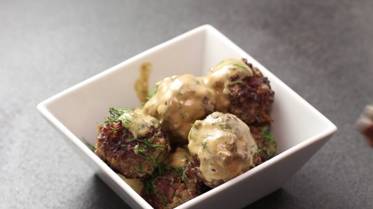 Rezept: Swedish meatballs in creamy sauce