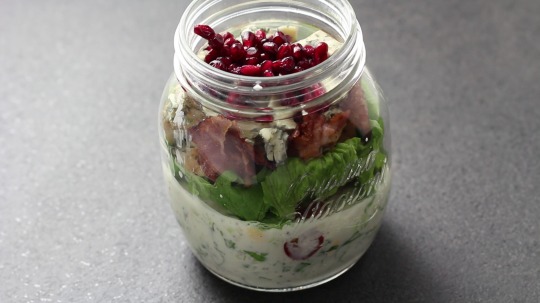 Rezept: Cobb Salad in a Jar