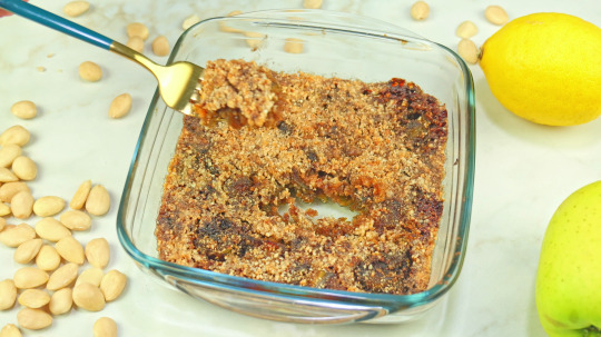 Rezept: Low Carb Leckerer, warmer  Apple Crumble