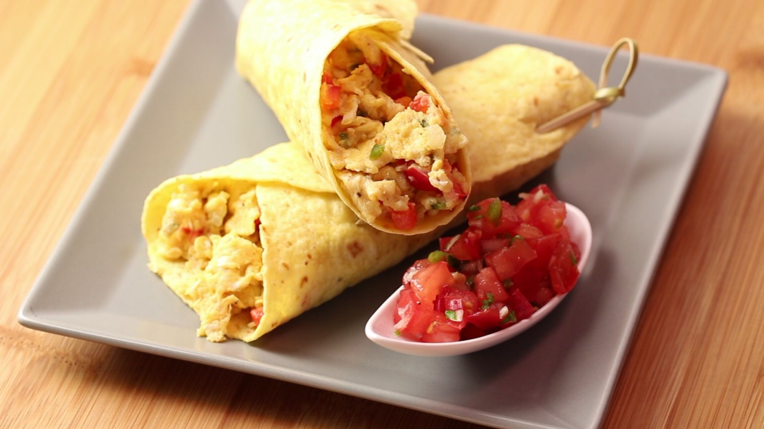 Breakfast burrito - Low Carb Recipes by Foodabi