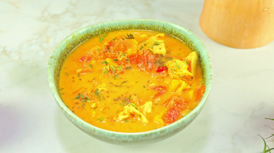 Rezept: Huhn & Kürbis Thai-Suppe