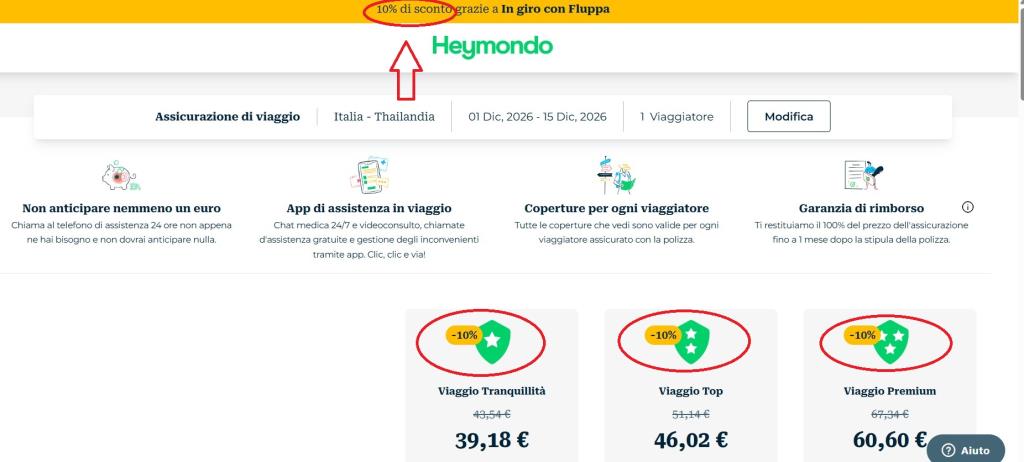 Heymondo prova prezzi