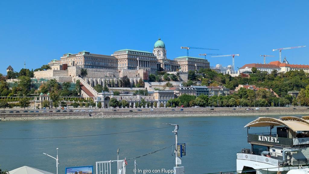 Il Castello di Budapest visto dal tram 2