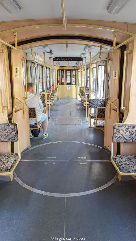 Interno del tram 2, Budapest