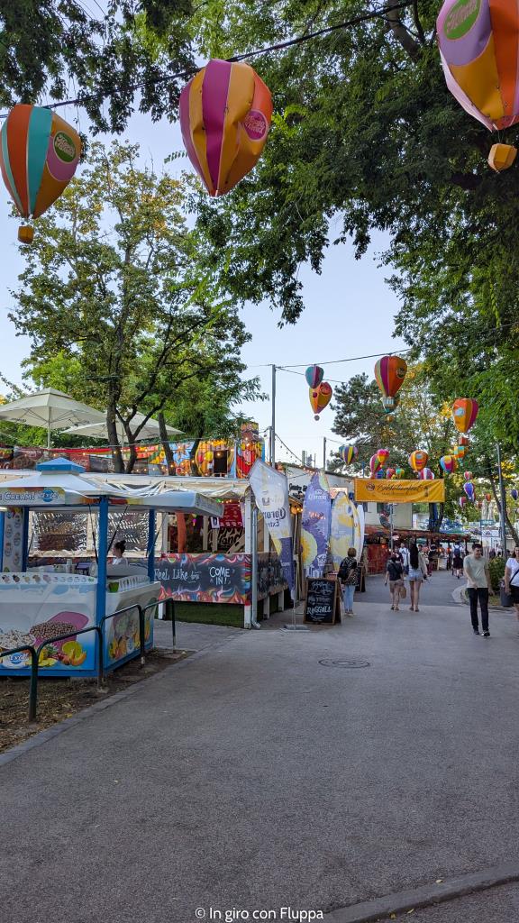 Street food a Margaret Island, Budapest