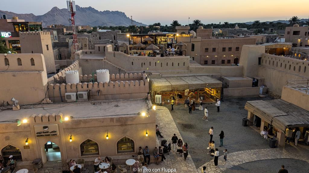 Vista dell'interno del forte di Nizwa