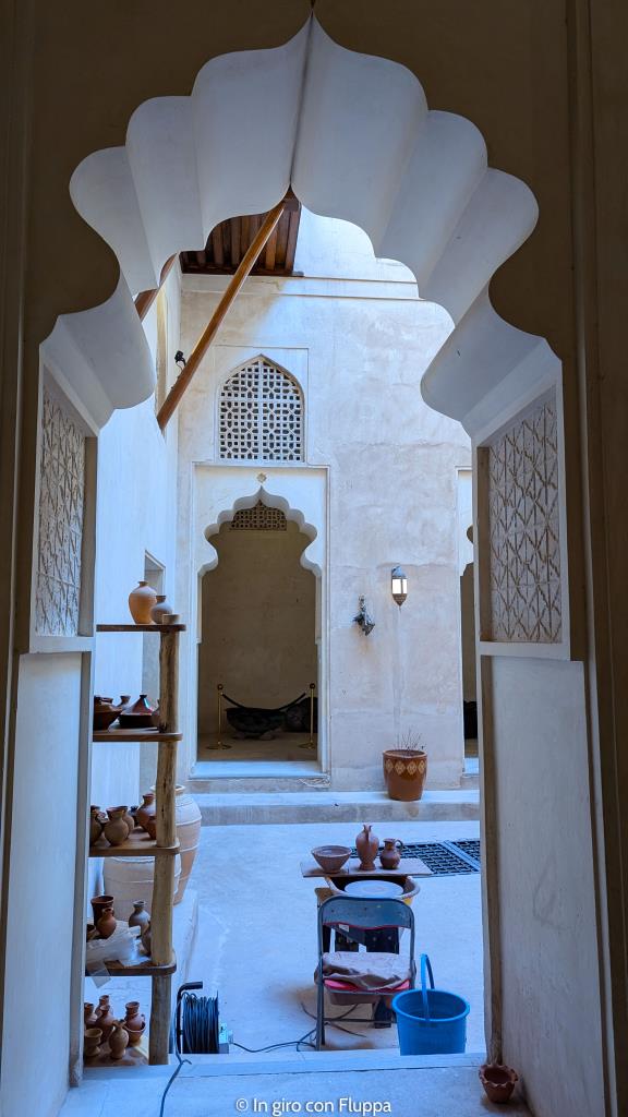 decorazioni all'interno del Jabreen Castle