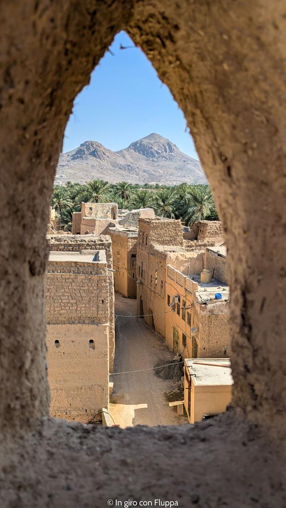 Vista con cornice dal tetto della Casa Museo di Bait Safah