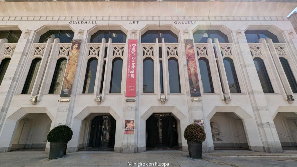 Guildhall Art Gallery, ingresso, Londra