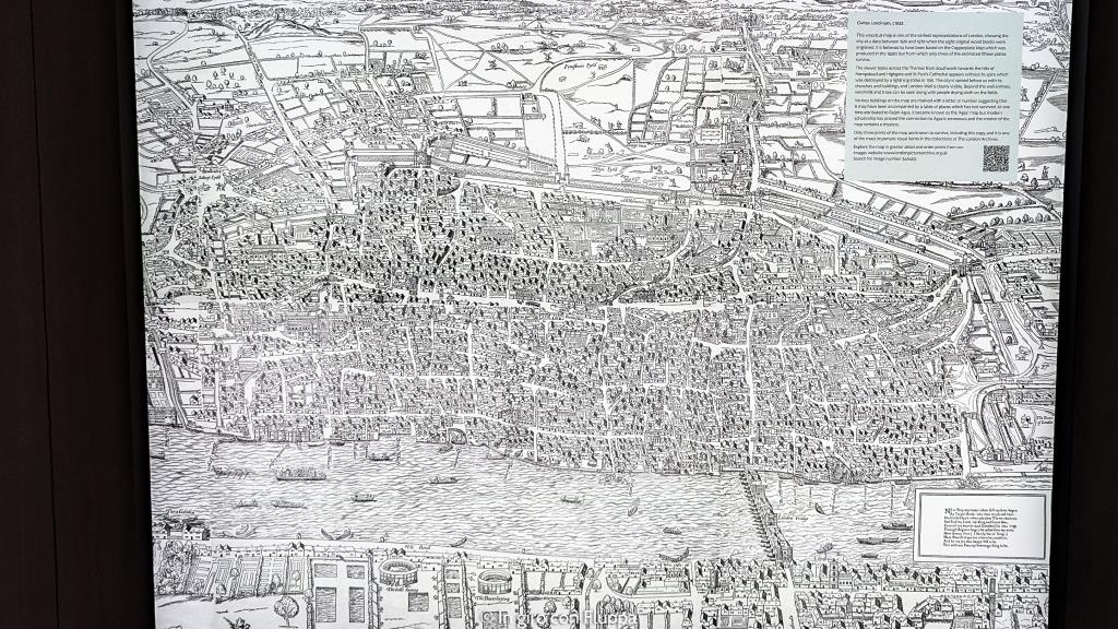Mappa di Londinium, circa 1633
