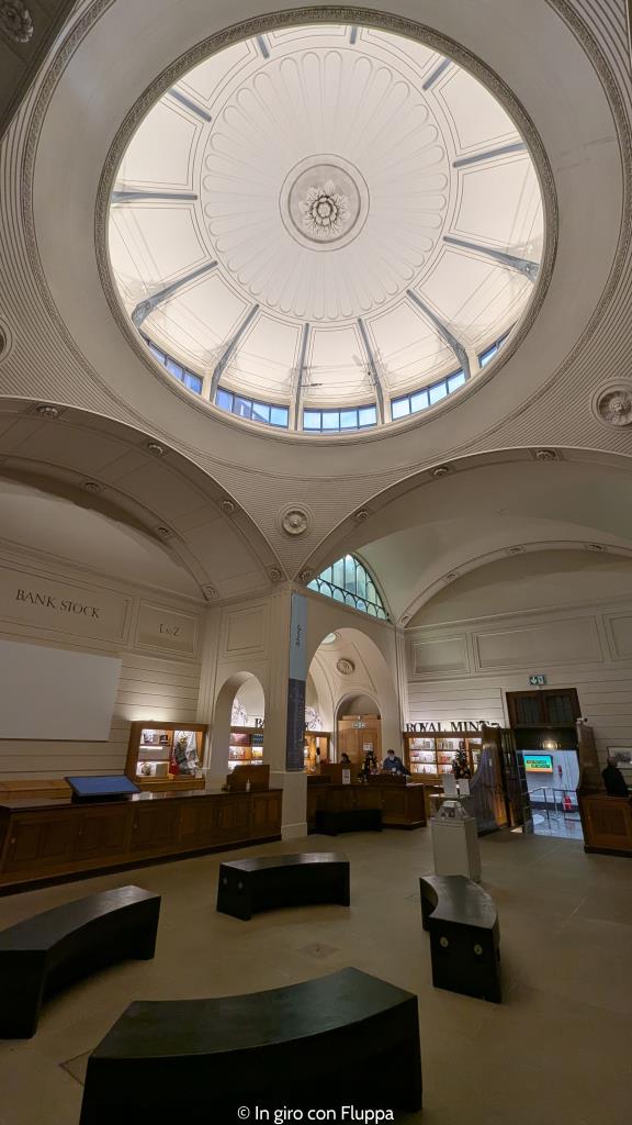 Interno del Museo della Banca d'Inghilterra