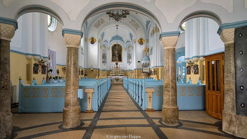 Interno della Blue Church, Bratislava