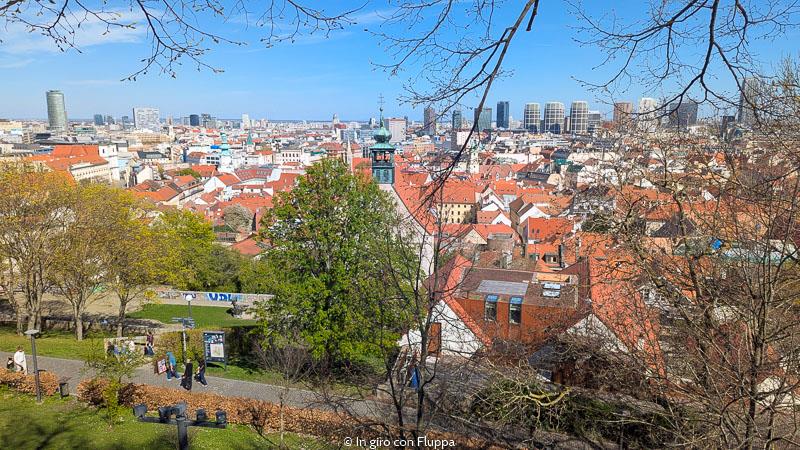 Panorama dal Castello di Bratislava