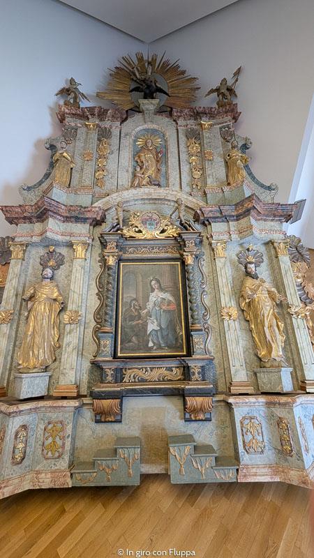 Altare del museo del Castello di Bratislava