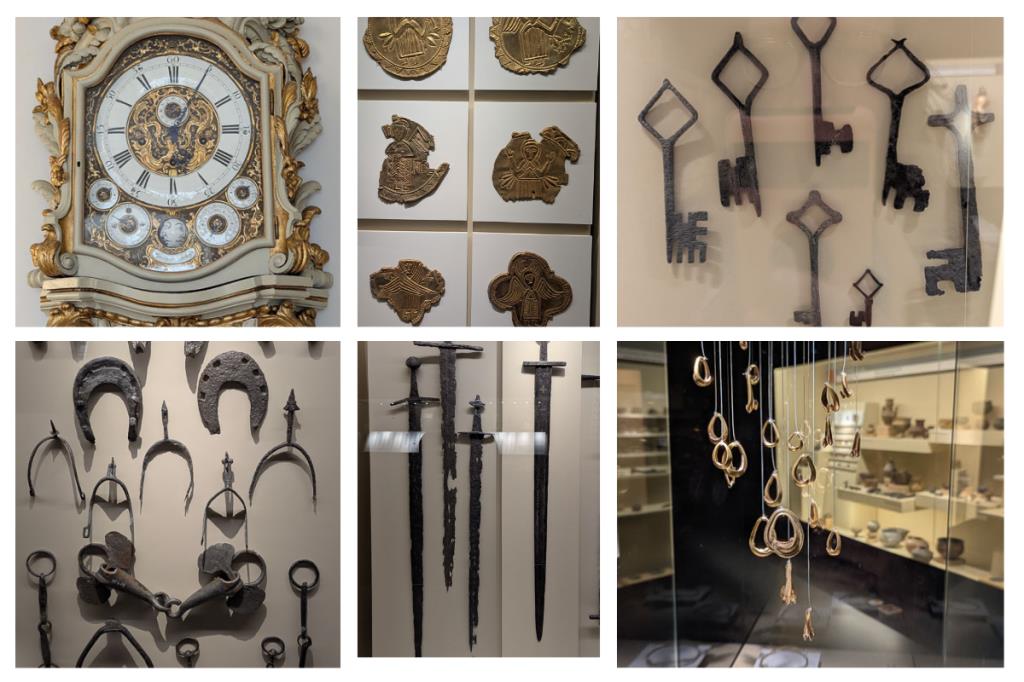 Reperti storici nel museo del Castello di Bratislava