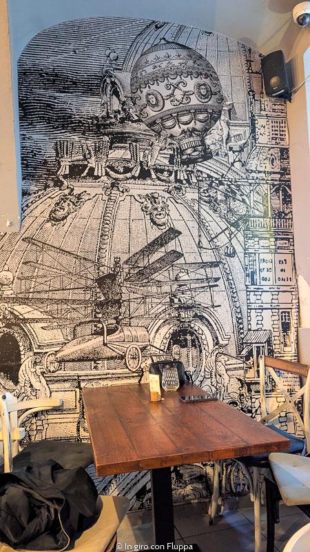 Decorazioni dello Žil Verne Craftbeer Pub, Bratislava