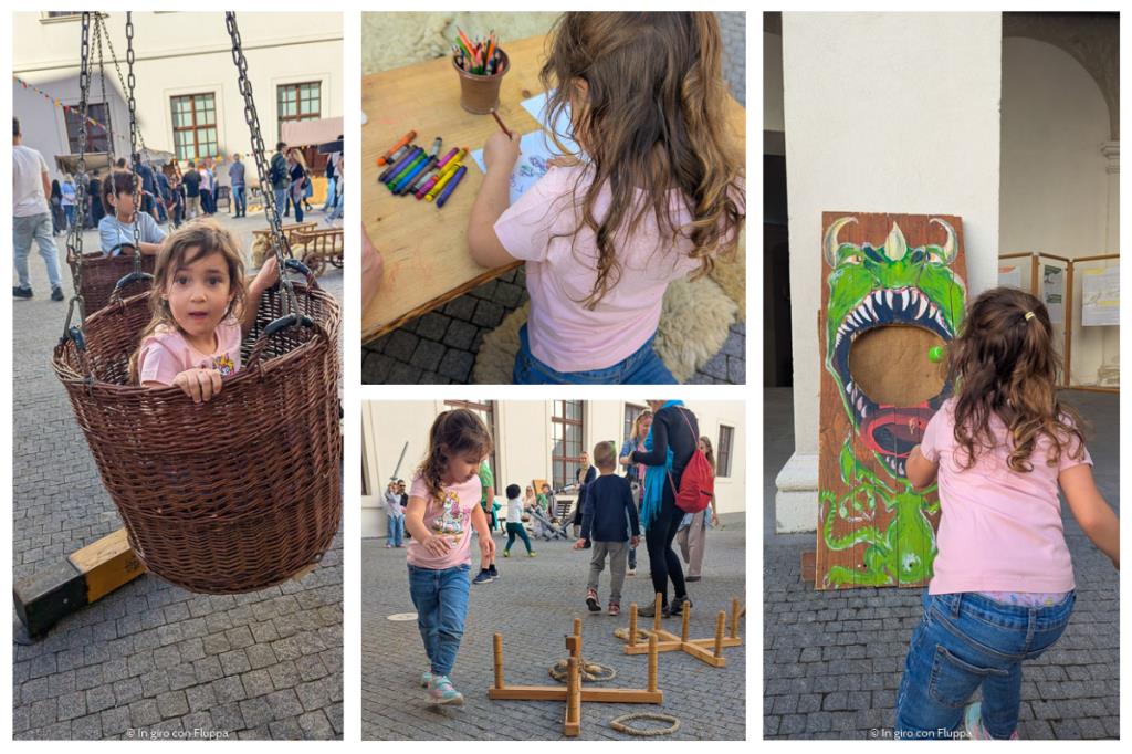 Attività e giochi medievali nel cortile del castello di Bratislava, Pasqua 2026