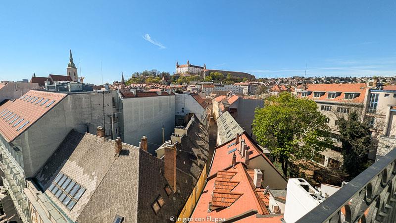 Panorama dalla cima della Torre di San Michele, Bratislava