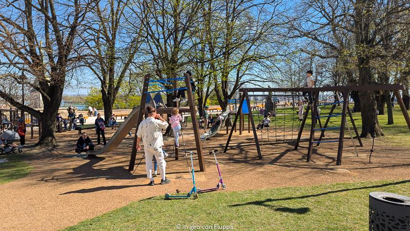 Playground del Castello di Bratislava