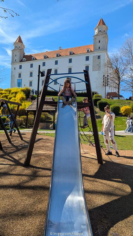 Playground del Castello di Bratislava